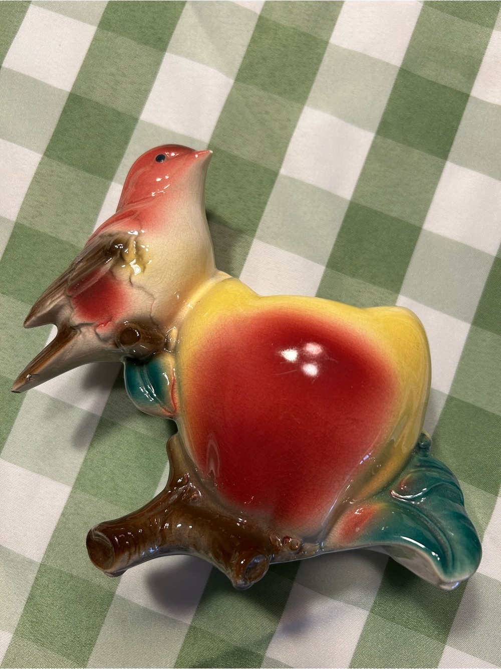 Royal Copley ceramic bird vase/planter